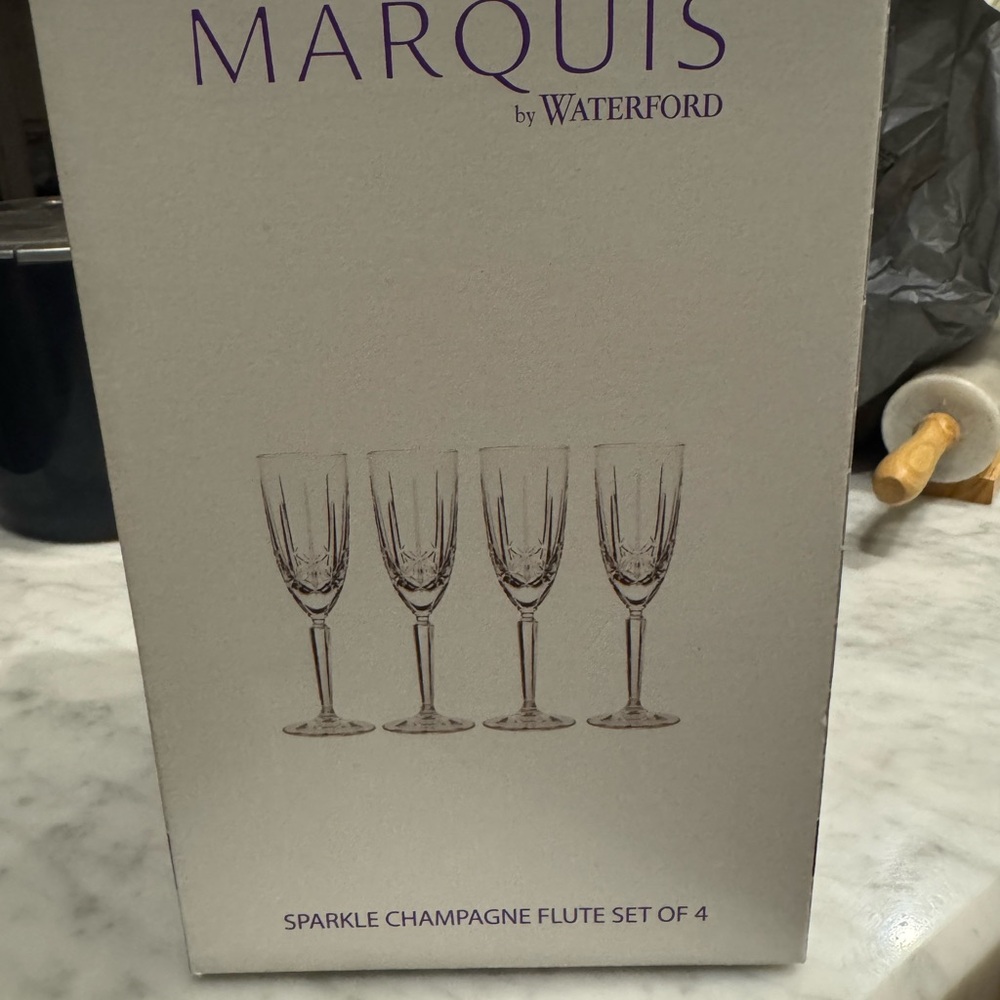 Waterford Clear Crystal Sparkle Champagne Flute